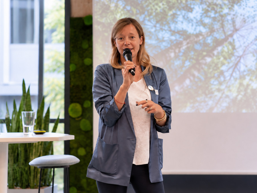 Palma Michel speaking